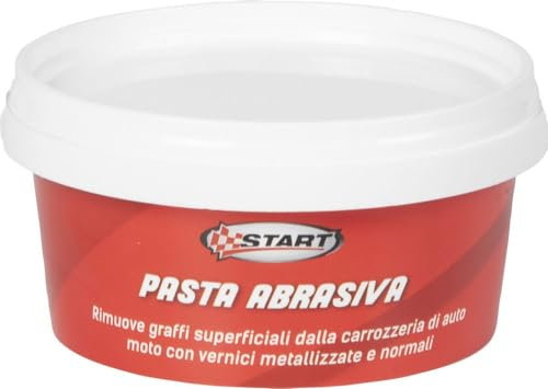Start Pasta abrasiva de 150 ml, elimina los arañazos superficiales de la carrocería de coches y motocicletas, para pinturas metálicas y normales