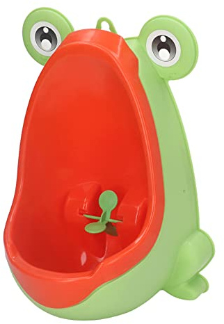Kids Urinal, Target Potty Training Urinal, Sturdy Wall Mount with Suction Cups for Small Toilet (Yellow)