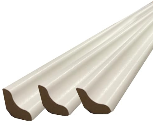 Superior 18mm White Scotia/Beading 2.4m - 15 Pack