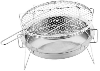 BESPORTBLE -grillrost Faltbar Kompakter Mini-grillrost Für Gartenpark Im Freien Einfacher Tragbar Und Praktisch Für Grillausflüge