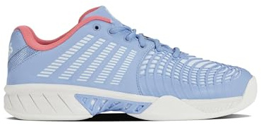 K-Swiss Damen Express Light 3 Carpet Tennis Shoe, Open Air/Bright White/Strawberry Ice, 37 EU