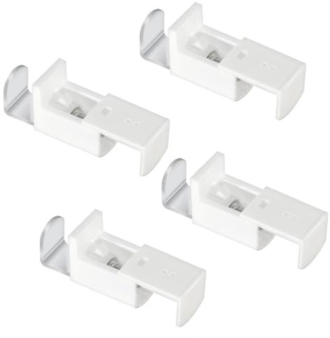 ZICHENXR 4Pcs Plissee Jalousien Klammern Clip Zubehör Rollo Vorhang Ersatzteile Fenster Schatten Reparatur Klemme Set