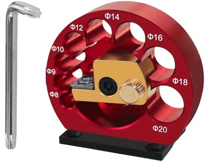 Tasselli da carpentiere con 8 fori regolabili, inserti in metallo, trapano elettrico, tasselli per fresatura, tasselli tondi, dispositivo di produzione