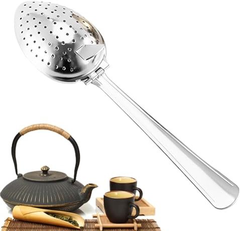 Cuillère à infuseur à thé, filtre à thé à trous fins pour les voyages à la maison, les amateurs de thé