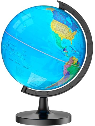 Voxelure 13 Globe for Children & Adults, Interactive World Globe for Kids with HD Waterproof & Writable Surface, Educational STEM Learning Toy, Classroom Teaching Gift