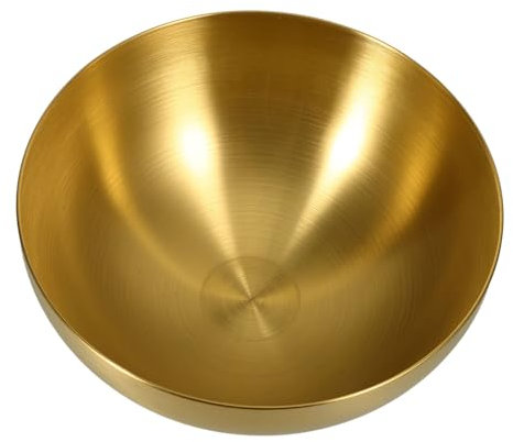 GALPADA Cuenco De Acero Inoxidable Para Ensaladas y Cereales Diseño Apilable Superficie Agradable Al Tacto Apto Para Cocina y Uso Al Aire