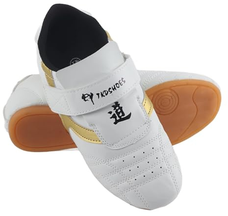 Tbest Zapatos de Taekwondo, Zapatos de Deporte livianos Transpirables Kung fu Taichi para Adultos y niños (40 (Longitud Interna de 250 cm))