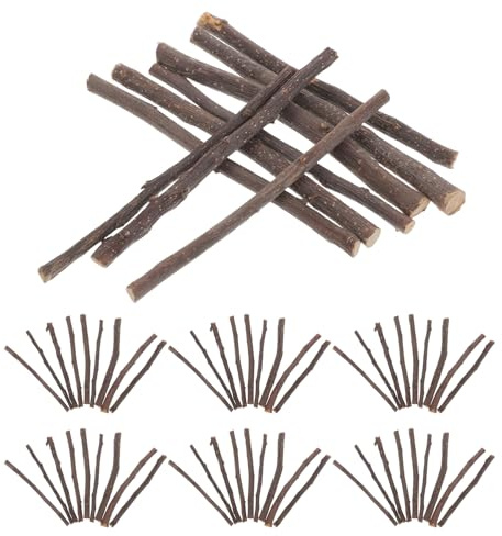 Alasum 1500g Jouets à Mâcher pour Petits Animaux Bâtonnets Forme de Branches Arbres Bloc à Ronger pour Lapins Jouets à Mâcher pour Hamsters Objets à Bois pour Animaux de Compagnie