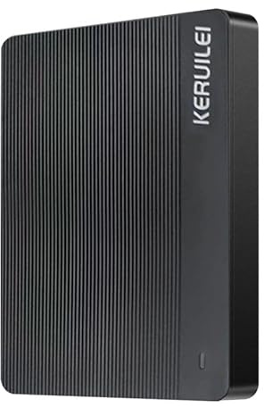 KUNYOS Disco duro externo portátil ultradelgado de 500 GB USB 3.0, ampliamente compatible con PC, Mac, portátil, teléfono inteligente, Xbox, Xbox One, PS5, TV y cámara