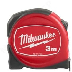 Milwaukee 045242512898 Cinta métrica fina roja 3 m/16 mm
