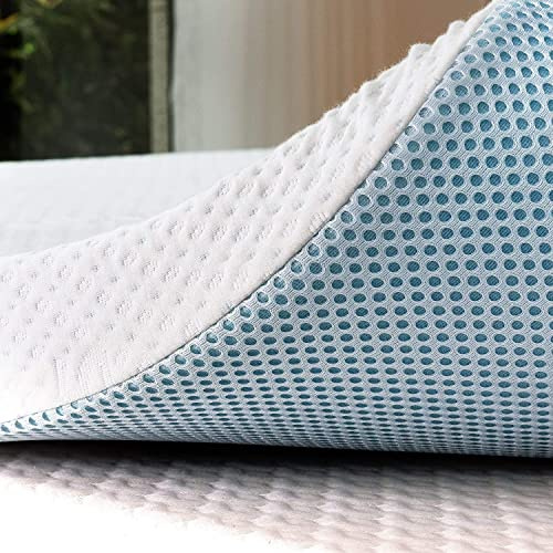 subrtex viscoelastico Topper 160 x 200 cm, Topper Matrimoniale in Memory Foam Coprimaterasso con Fodera Morbida Estraibile e Lavabile (160 x 200 x 7,5 cm)