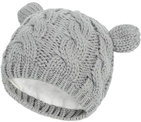 Yixda Neugeborene Baby Mütze und Handschuhe Set Kleinkind Winter Strickmütze Hüte