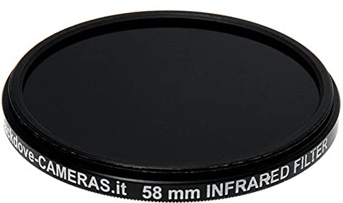 Filtro infrarosso 850nm 58mm Blackdove-cameras- Infrared filter 850 nm cut. IR