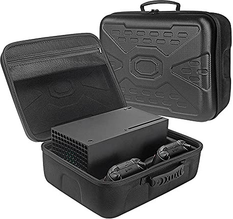 Yuhtech Étui de Voyage pour Xbox Series X Console, Sac de Rangement pour Console de Jeu, Manette et Accessoires de Jeu