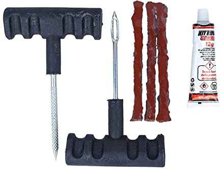 YASTA Kit Riparazione gomme Moto Auto Bicicletta Foratura Pneumatici 3 Stick JW-W1