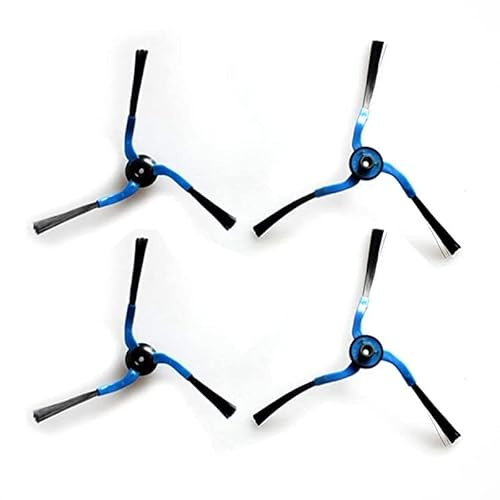 TALENTEC Home | 2 Coppie di spazzole Laterali di Ricambio compatibili con l'aspirapolvere Robot Samsung Navibot | 4 Pezzi, Colore Nero/Blu