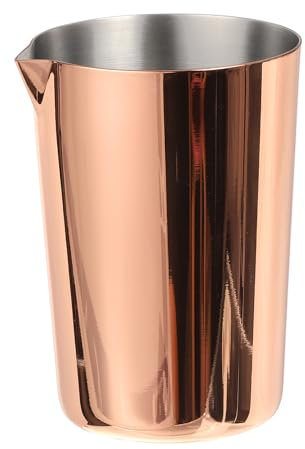 QUARKZMAN Edelstahl Cocktail Mischglas 17oz/500ml Cocktail Rührbecher Cocktail Shaker Wein Rührbecher Geräte für Bar Haus Schwarz