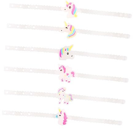Abaodam 12stücke Leuchtende Einhorn Armbänder Für Mädchen Cartoon Armband Für Partys Und Für Mädchen Und Jungen