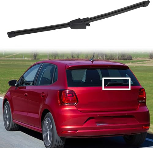 SSFENG Auto Heckscheibenwischerblätter für V-W Polo 9N 9N3 2002 2003 2004 2005 2006 2007 2008 2009, Hinten Windschutzscheibe Wischer Klinge Ersatzblätter für Autowischerblätter
