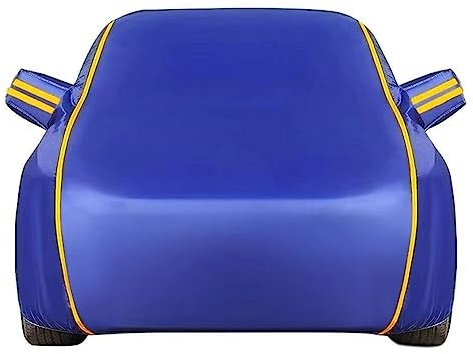 Auto Abdeckplane Autoabdeckung für Hyundai Tucson NX 4th SUV 2020-2023, Vollgarage Winter Sommer Outdoor AutoGarage Indoor Staubdicht Winddicht Schneedicht UV-Schutz(Blue)