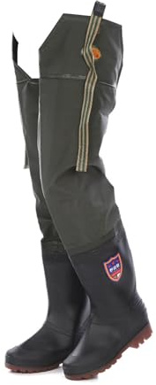 JCWGLY Waders Cuissardes Imperméables pour Hommes Et Femmes, Bottes De Pêche Et De Chasse De 80 Cm De Haut, Bottes De Cuissardes Antidérapantes Et Robustes(44 EU)