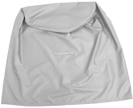 Parliky Waterproof Oxford Fabric Cover for Wood Chippers and Shredders 85x110cm Heavy-duty Outdoor Protective Cover for Garden Equipment in Grey