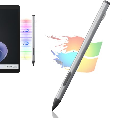 Surface Pen Stift für Surface Pro 11/10/9/8/X/7+/7/6/5/4/3/Surface 3, Surface Go/Surface Laptop/Studio/Book, Surface Stift mit 4096 Druckstufen, Radiergummi-Taste, Palm Rejection
