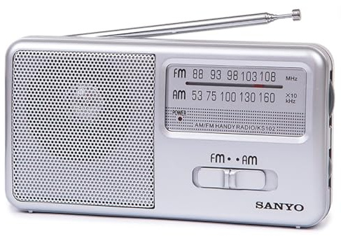 Radio de Sobremesa Am/FM Radio Sanyo Modelo Ks102P
