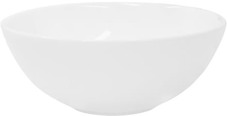 LuxeBath Waschbecken Keramik, rund Ø 280 x 116 mm, Weiß, Aufsatzwaschbecken für Badezimmer/Gäste-WC, Aufsatzbecken im modernen Design, Waschtisch Waschschale Waschplatz Handwaschbecken Waschschüssel