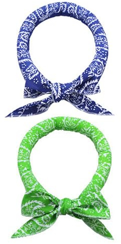 2Pcs Dog Cooling Bandana, Pet Summer Instant Cats Cooling Collar Scarf Breathable Scarf Hot Weather Neck Wrap Kerchief Accessories For Dogs Cats 100x5cm