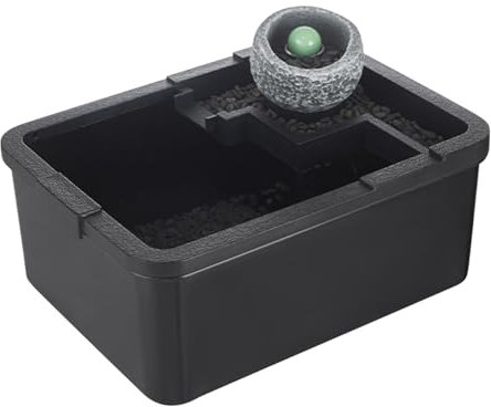 Petit aquarium paysager, 29 x 21 x 12 cm, lumière intégrée, aquarium tortue pour chambre à coucher, bureau, méduse, étagère, hôpital, aquaponie, récif, crevettes