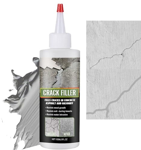 150ml Asphalt Crack Filler,Tarmac Repair Filler for Driveways&Roads,Resin Driveway Repair Kit,Quick-Drying Concrete Crack Repair,Long-Lasting Asphalt Repair,Tarmac Restorer,Liquid Cement Crack Filler