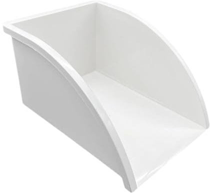Milageto Paletta per l'acqua, barile per la Pioggia, di Raccolta dell'Acqua piovana, deviatore per la Pioggia in PVC, grondaia, prolunga per, Bianco