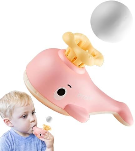 Juguete Educational Breath - Aparato de entrenamiento respiratorio de ballenas lúdicas | Herramienta interactiva para el desarrollo pulmonar, actividad sensorial divertida, aprendizaje de salud infant