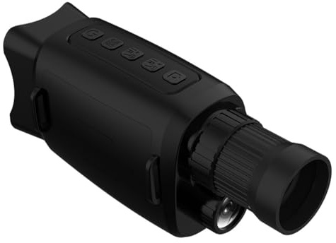 UTTASU Digitales Infrarot Nachtsicht Monokular 1080P HD mit 2 Zoll TFT Display, 16x Digitalzoom, 3W 850nm Einstellbarer Strahler für Jagd, Wildbeobachtung und Camping, Lange Reichweite 800m-3000m, Bl