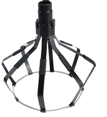 DAZZLEEX Outil de changement d'ampoule avec 8 cages réglables pour plafonds hauts et luminaires encastrés, tailles S, M, L pour un retrait sûr de la lampe à la maison ou au bureau (L)