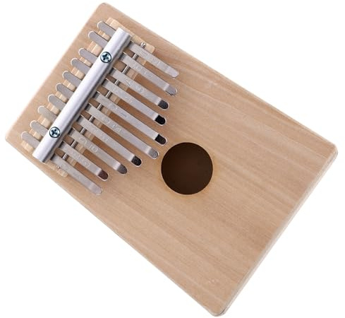 Selbstgebautes Daumenklavier 1 Satz für Kinder zum Malen | Pine und Sperrholz, Beige Ausführung, Frischer Klang, Kreative Übung, Hübsches Design