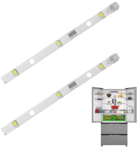 VTYTZZ 2 Stück 12 V LED-Kühlschrankleiste für Gorenje | Ersatzleuchte für kompatible Kühlschränke; Sockel, Spannung, Abmessungen und Modellnummer vor dem Einbau vergleichen.