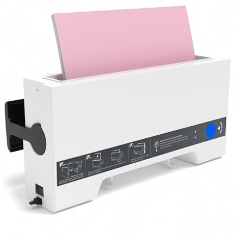 Elektrisk A3/4-bindningsmaskin, termisk bindningsmaskin med max. 280 ark, 50 mm tjocklek, smältlim för dokument, pappersark, värmebindare för kontor, skolor, kopieringsbutiker