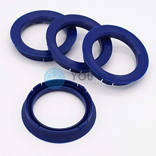 4 x ZENTRIERRINGE DISTANZRING für ALUFELGEN FZ16 74,1-58,1 mm CMS, DBV, Proline Wheels, Schmidt Revolution