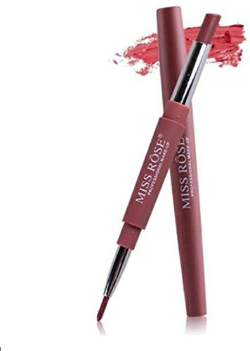Miss Rose® - Lápiz labial 2 en 1 (Showgirl 01), perfilador de labios, delineador de labios