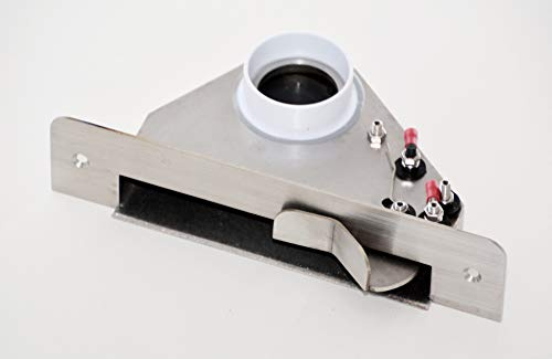 Genial System global Wäscheschacht-Systeme Sockeleinkehrdüse echt Edelstahl od. Kehrschaufel - Kehrdose für Zentralstaubsauger