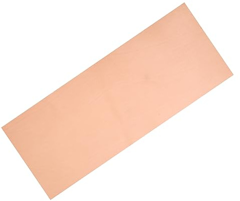 Punzierleder XXL großer Lederzuschnitt, Blankleder, Dickleder, Punzierleder 250mm x 600mm vegetabil gegerbte Rindleder, Vollrindleder,Sattlerleder, Streichriemen, Abziehleder (Lederstärke 2,5-3,0mm)