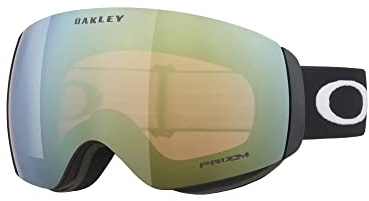 Oakley Flight Deck Xm Prizm I Gelb-Schwarz - Rahmenlose Prizm™ Panorama Ski- und Snowboardbrille, Größe One Size - Farbe