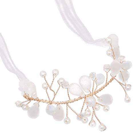 Amosfun Perlen Handgelenkblume Mit Garnband Für Hochzeit Und Brautjungfer Elegante Brauthandgelenkblume Als Armband Corsage Für Tanzparty Und Formelle Anlässe
