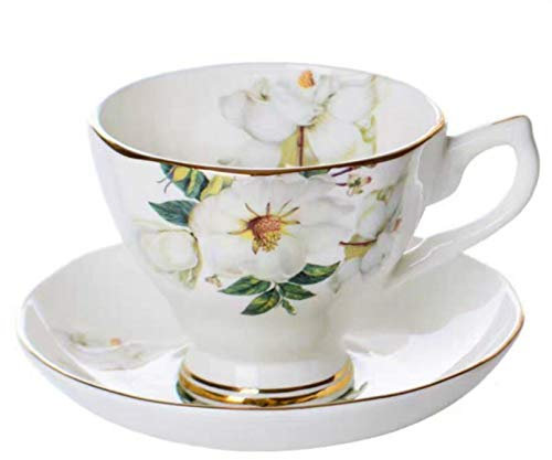 Tazza Di Caffè Regalo Set Di Tazze Da Caffè In Porcellana Bone China Servizio Da Tè Pomeridiano Inglese Servizio Da Caffè Tazze Da Tè Nere Da 170 Ml E Piattino Da Tè Inglese