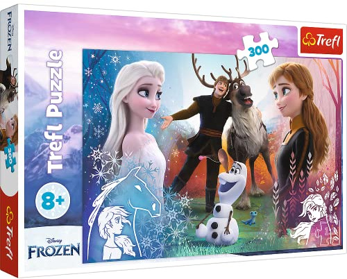 Trefl, Puzzle, Magische Zeit, Disney Frozen 2, 300 Teile, für Kinder ab 8 Jahren Der tapfere Feuerwehrmann Sam, Fireman Sam Farbig