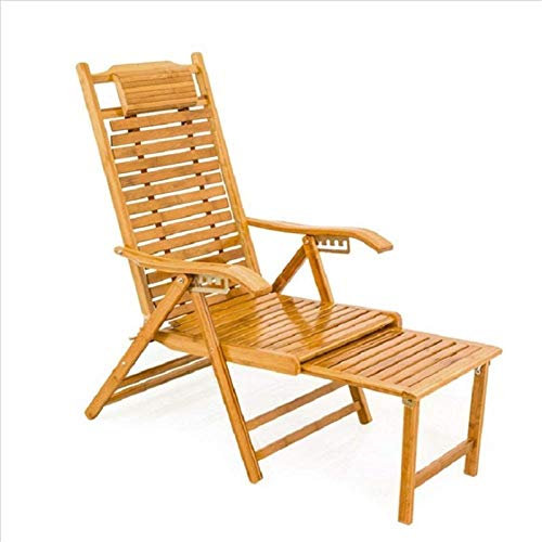 Leichter Klapp-Liegestuhl, Garten-Klappstuhl aus massivem Holz mit ausziehbarem Ottoman, Outdoor-Garten-Rasen-Liegestuhl, Einheitsgröße, Sonnenliege, Gartenstühle (Farbe, Größe: Einheitsgröße) Present