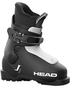 HEAD J 1 Chaussures de ski pour enfant Noir/blanc Taille : 185 (603565-185)