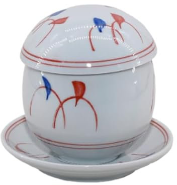 WouND Coquetier à la Vapeur de Style Japonais, Bol en céramique avec Couvercle, Tasse à ragoût, Bols à Dessert, Bol à Soupe à la Vapeur, Tasse à Vapeur